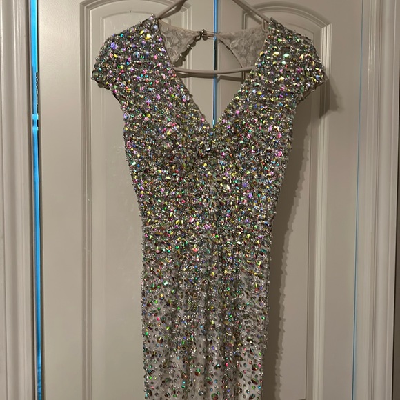 white rhinestone dress - Picture 2 of 8